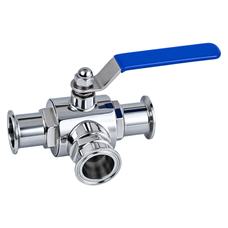 Kai Dynamics 衛生級三通球閥 Sanitary Three-Way Ball Valve